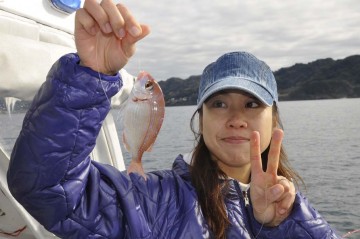 初タイの仲間・・・ハナダイ・・・おめでとうさん