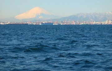 冬晴れの富士山