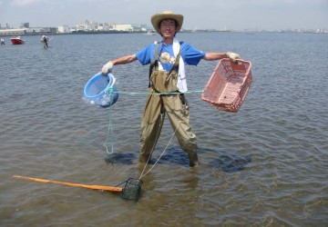 暑さにも負けずバカ長を履いて頑張りました・・・いつも一人で参加の五十嵐さん（家族の方はまったく関心が無いそうです・・・笑）