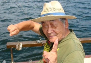 潮干狩りから釣りに・・・山口さん