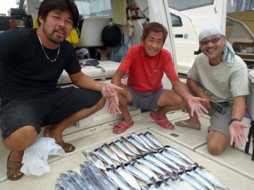 タチウオはチョット・・・サバは入れ食い！！！