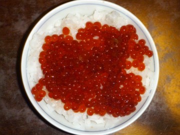 チョット味付けが濃かったイクラ丼