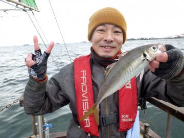 32cmのジャンボサイズも上がり笑顔満点・・・秋山ちゃん