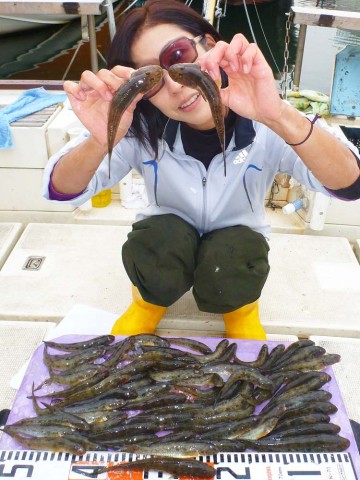 これだけ釣れてご満悦