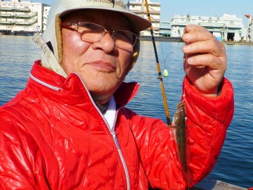 病上がりの初釣りはちょっと残念な釣果・・・吉川さん