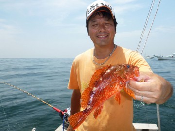 これまた煮付けでも刺身でも最高のユメカサゴ・・・デカイです！