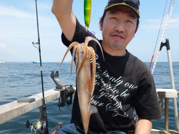 土田さんにマルイカが・・・・