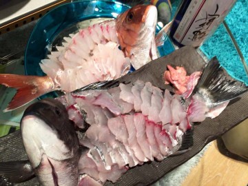 マダイと黒鯛の食べ比べ・・・いかがでしたか？　photo by ryoma