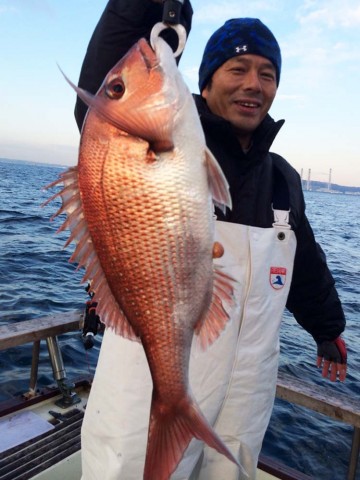 村田さん　昨年末に続いて確実にヒット・・・５５cm