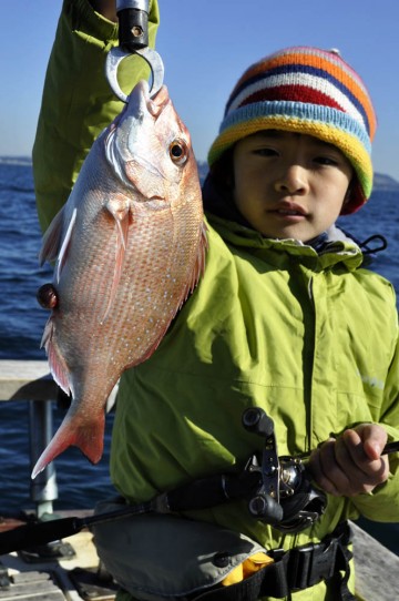 ハルくんもキャッチ・・・サイズでこもちゃんに及ばず・・・