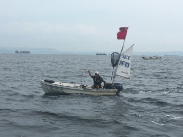 海上でFBの友達・・・小野さんに久しぶりにお会いしました