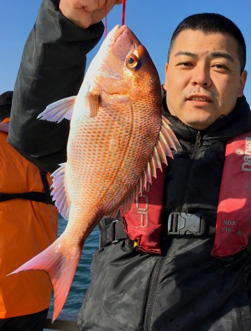 初めてのタイラバ・・・1.18kg・・お見事！