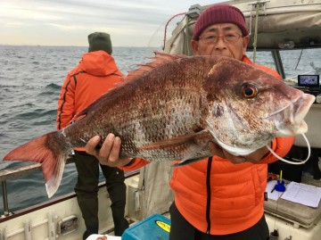 4.09kg・・・船長が見本を・・・！