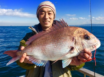 今日一番の3.25kg・・・お腹がぷっくり・・・おめでとう