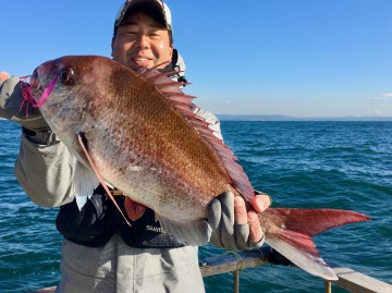 初タイラバで3.12kg・・・やりましたね！・・おめでとう！