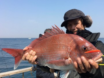 綺麗なピンクは2.56kg・・・尾上さん・・・よかったです！