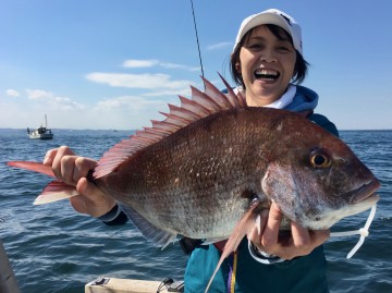 裕子さん・・・今度は初ピンク1.60kg・・・おめでとう！