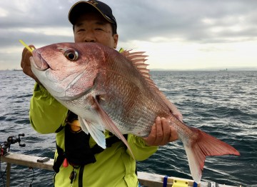 長期出張から帰京して初めてのタイラバは3.52kg・・・倉田さんやりました！