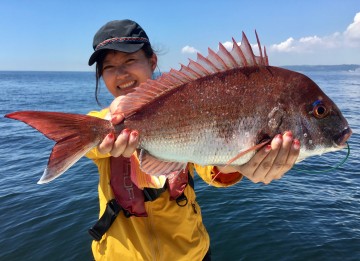 奥様もやりました・・・1.64kg　綺麗なピンクです・・！