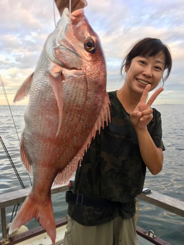 まずは1.13kg・・綺麗なピンク・・・！