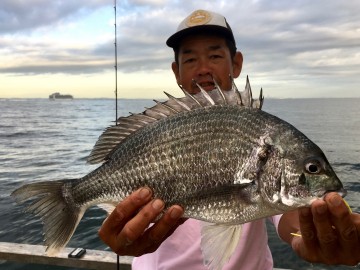 シーマンのゴンに1.72kg・・・キビレ・・！　キレイ！！！