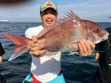 柳本さん・・・1.64kg・・・初タイ　おめでとう・・・！