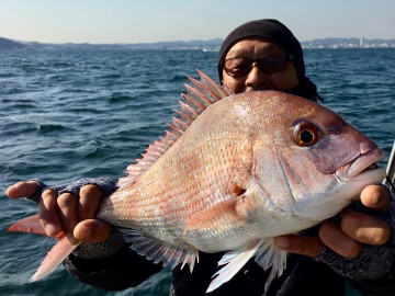 間地さん・・・久しぶりのタイラバ・・・1.24kg