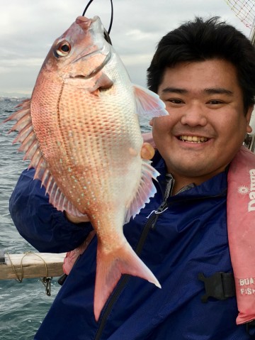 タイラバ・・・海釣りも・・・初で真鯛ゲット・・・巴さん