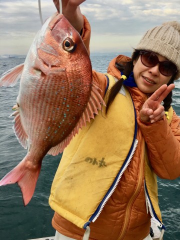 560gの綺麗なピンクが上がりました・・・！