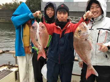 日中の気温6.５℃・・寒い中お疲れ様・・・！