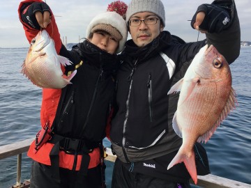 初めてのタイラバでご夫婦仲良くダブルヒット・・・島崎さんおめでとう！！！