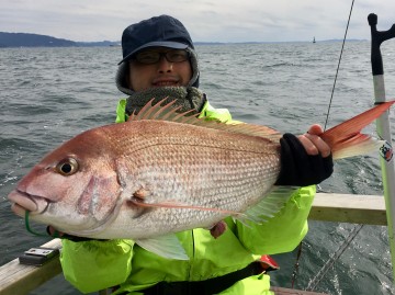 初タイラバ初マダイで3.26kg・・鳴海さん　おめでとう・・・！