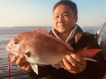 船長仲間の梶井さん・・・810g・・・！