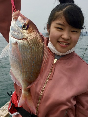 fullsizeoutput_ae3e サエちゃん・・・初めてのタイラバはハナダイ・・・