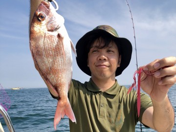 三流し目で田幸さんに・・・綺麗なピンクが・・・！