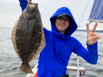 河島さんに来たソゲ・・・バケツから飛び出し海へ・・・！