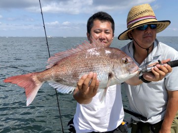 石川さん　2発目2.87kg・・・藤原さんも一緒に・・・！