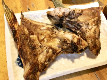 カマの塩焼き・・最高・・・！