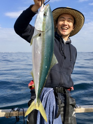 25分の格闘のすえ・・・永瀬さん3.16kg・・・ヤッタネ・・・！