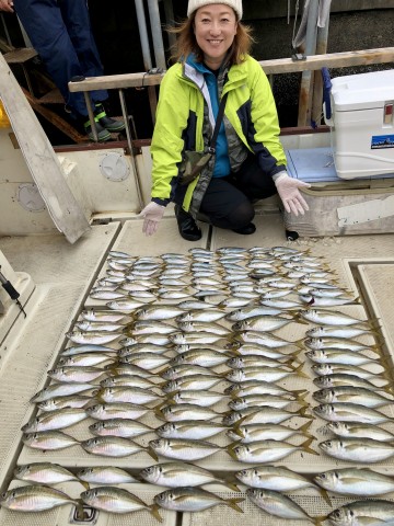 4人で3時間の釣果です・・・何匹いるやら・・・！