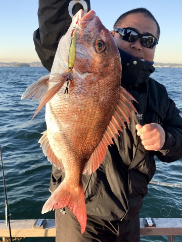 直ぐにタイジグで・・・2.22kg・・七田さん・・・！