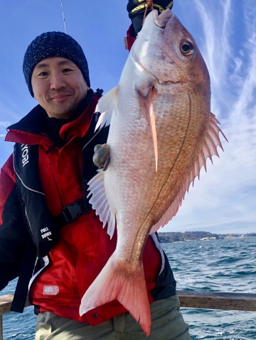 射場さん・・・初タイラバで2.83kg・・・おめでとう・・・！