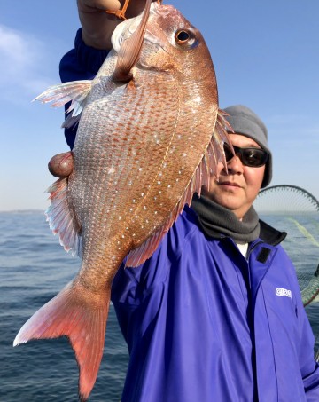 浜田さん・・・740g・・・最後の流しで