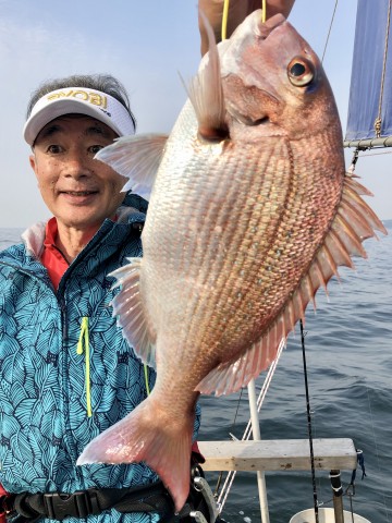 最初のタイは洋ちゃんに・・・！