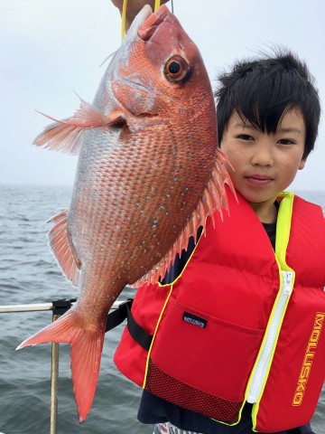 ナイス・・・2度目のタイラバで見事に綺麗なピンクを・・・！