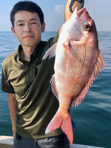 大西さん・・1.07kgの綺麗なピンク・・・！