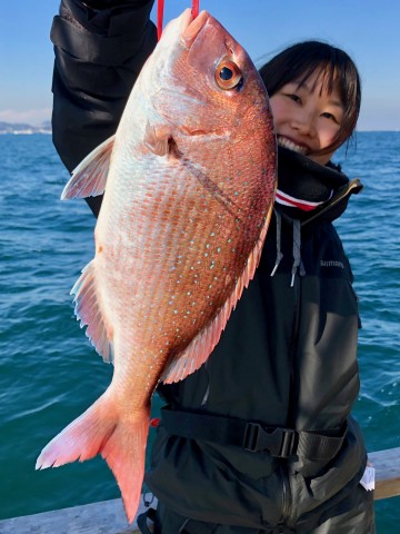 マイちゃんに綺麗なピンクが・・・・！