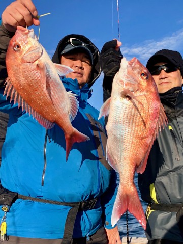 仲良くダブルヒット・・・佐々さん1.53kg・・・山口さん1.24kg・・・！