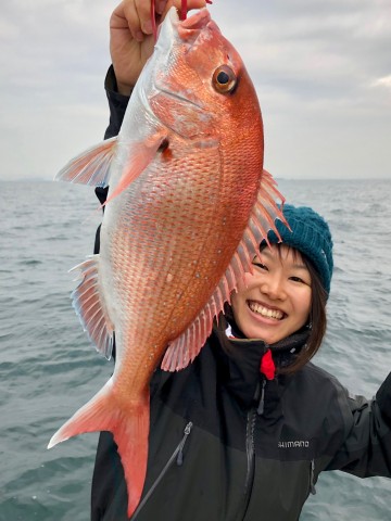 綺麗なピンクは・・・1.43kg・・・やったね！