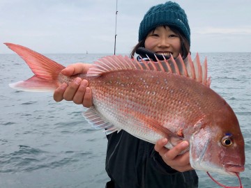 やったね・・・2.18kg・・・綺麗なピンクです・・・！